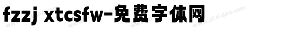 fzzj xtcsfw字体转换